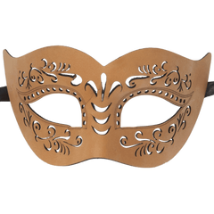RedSkyTrader Mens Bonded Leather Venetian Mask
