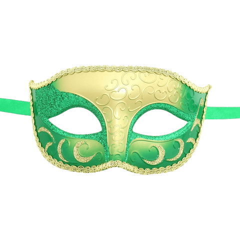 Burlesque-Boutique Sparkle Venetian Mardi Gras Multi Color Halloween Costume mask