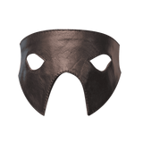 Genuine Real Black Leather Eye Mask